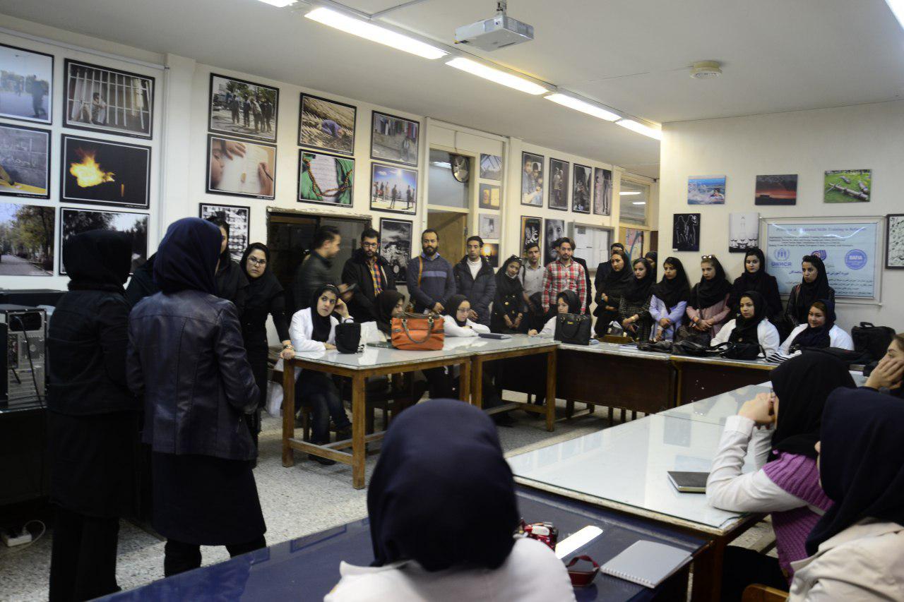 حضور دانشجویان دانشگاه خبرنگاران مشهد در مرکز آموزش فنی و حرفه ای خواهران مشهد