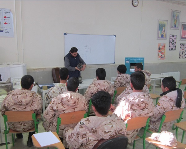 برگزاری دوره آموزشی ویژه کارکنان وظیفه ناحیه مقاومت بسیج سپاه شهرستان باخرز