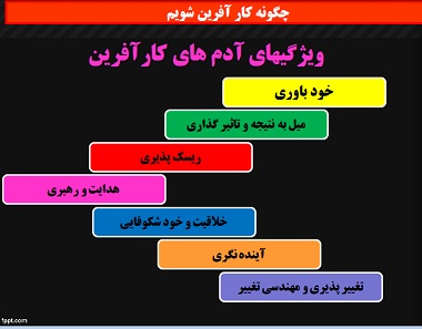 اشتغال یافتگان موفق شهرستان قوچان